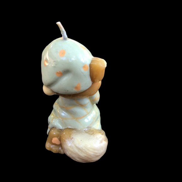 Vintage Feline Feelins Bedtime Prayers Kitty Cat Candle, Cake Topper - Picture 7 of 9